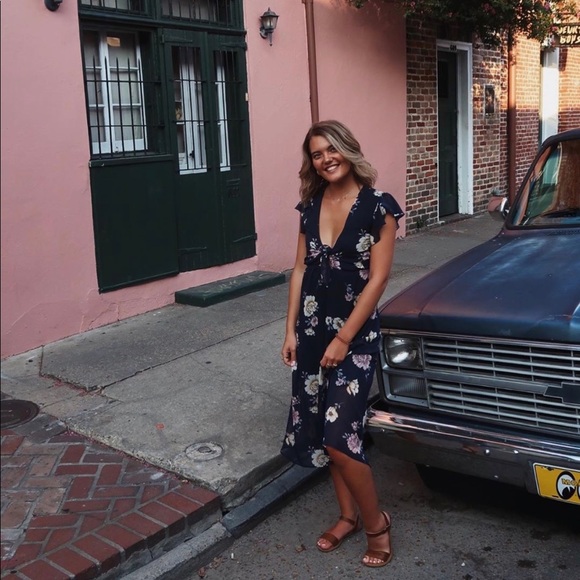 Long Floral Maxi Dress - Picture 3 of 3